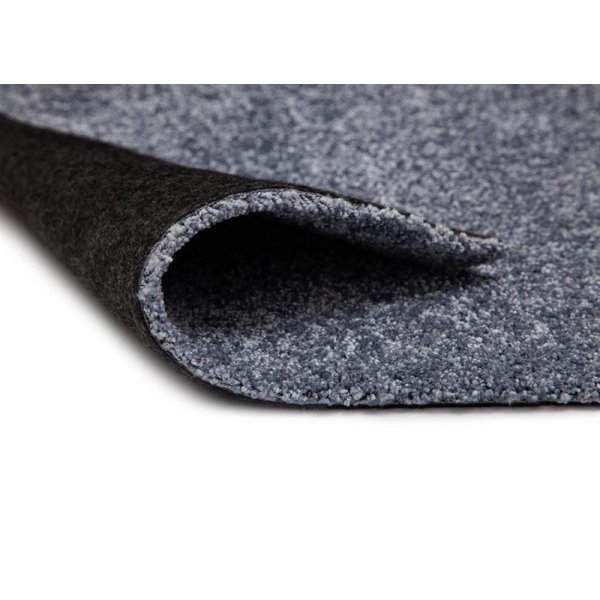 Knüpfteppich Fidelma - Stahlblau