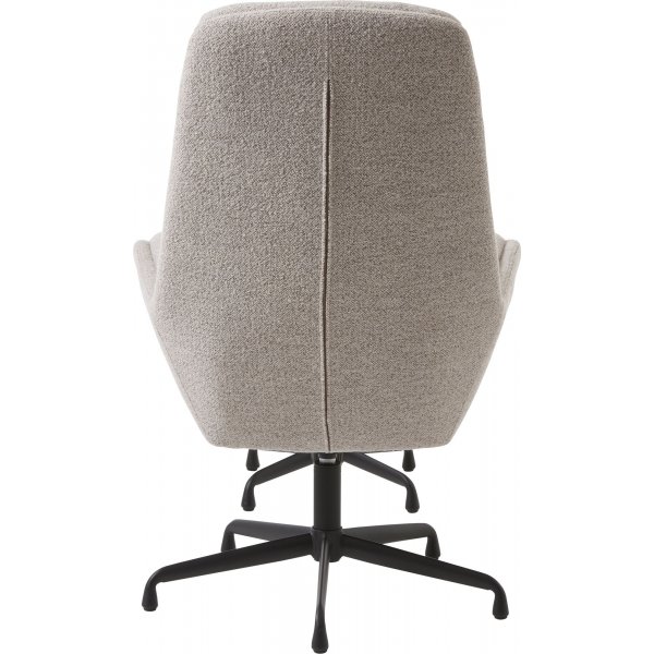 Manitoba-Liegestuhl mit Fußhocker - Taupe