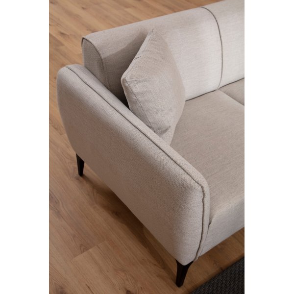 Belissimo 3-Sitzer-Sofa - Weiß