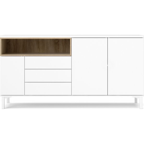 Roomers Sideboard - Weiß/Eiche