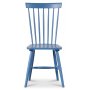 Sprossenstuhl Gotland - Taubenblau RAL5007 + Möbelfüße
