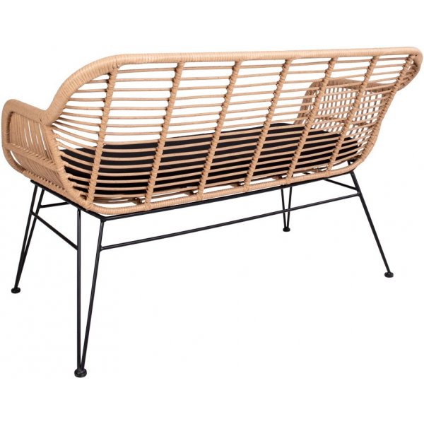 Rattansofa Trieste - Natur