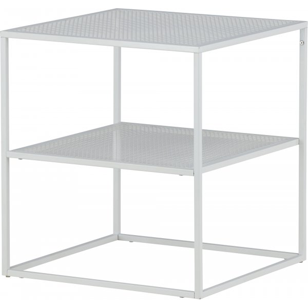 Netz Beistelltisch 55 x 55 cm - Weiß
