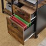 Belmont Aktenschrank - Braun/Schwarz