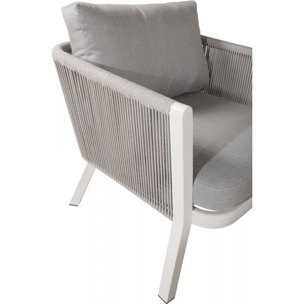 Sofagruppe Virya - Grau/Weiß