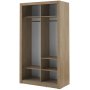 Mervyn Garderobe 120 - Shetland Eiche