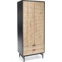 Laguna Kleiderschrank - Artisan Eiche/Schwarz