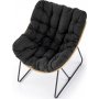 Whisper-Sessel - Schwarz/Beige