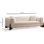 Sofa Sandreo - Weiß