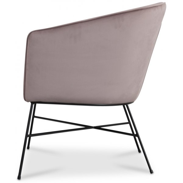 Sessel Isabelle - Rosa (Samt) + Fleckentferner für Möbel