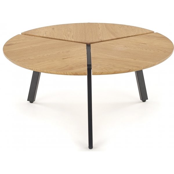 Josephina Couchtisch - Eiche/Schwarz