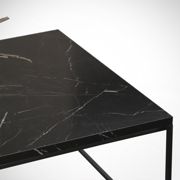 Cosco Couchtisch 95 x 55 cm - Schwarz/Weiß