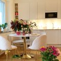 Kundenbild Plaza Samtstuhl - Beige/Messing