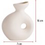 Delta-Vase - gebrochenes Weiß