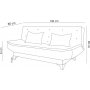 Schlafsofa Kelebek - Blau