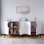 Tarz Sideboard - Eiche/Weiß