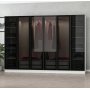 Cavolo Kleiderschrank 270 cm, Variante B - Weiß