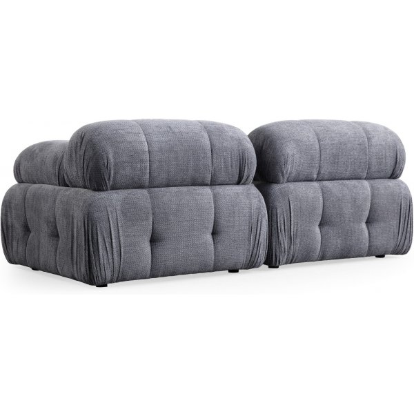 Petite 2-Sitzer-Sofa - Grau
