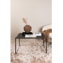 Netz Couchtisch 80 x 80 cm - Schwarz