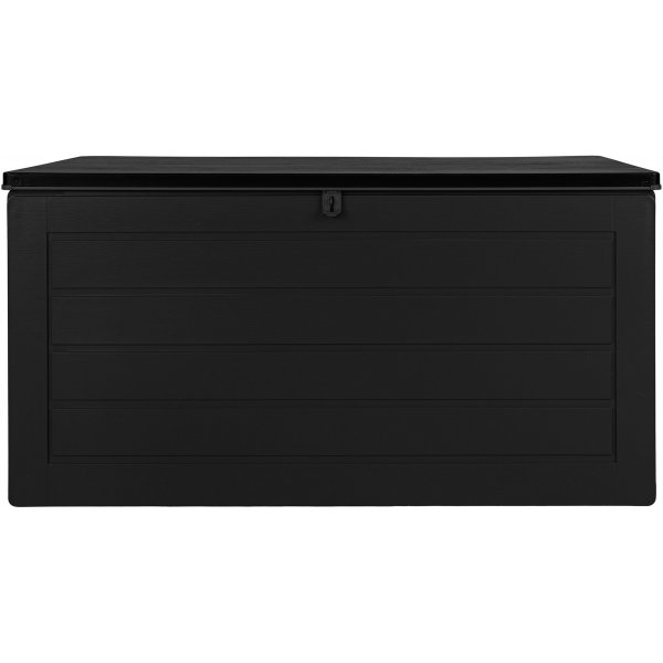 Kissenbox Dubrovnik 146,5 x 61 cm 490 Liter - Schwarzer Kunststoff