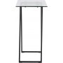 Horten Relieftisch 100 x 40 cm - Schwarz/Transparent