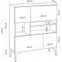 Krista-Schrank - Carrara-Marmor