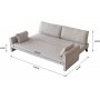 Schlafsofa 210 cm beige - Bella