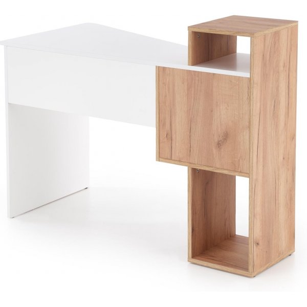 Spurs Schreibtisch 122x57 cm - Eiche/weiß