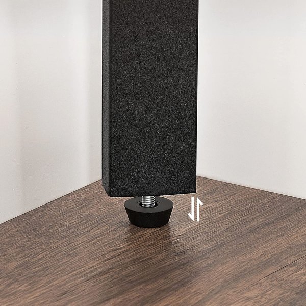 Nilla Eckregal 125 cm - Braun/Schwarz