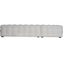 Diwansofa Bouclè cremeweiß 322 cm