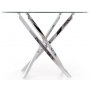 Trend 4 Tische - Glas/Chrom