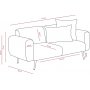 Flanko 2-Sitzer-Sofa Anthrazit