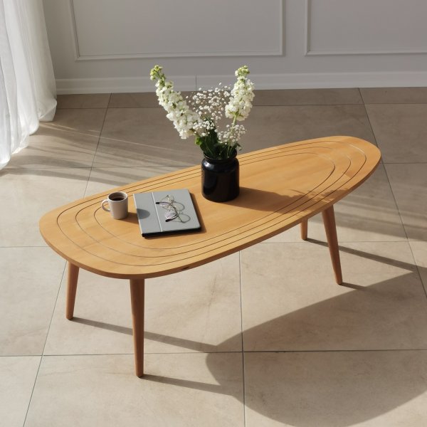 Süßer Couchtisch 115 x 50 cm - Teak